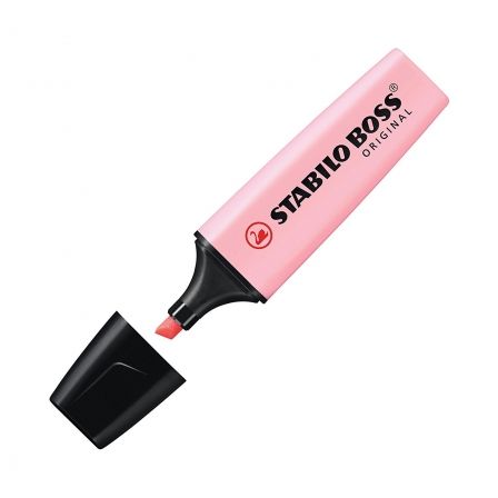 Stabilo Set de 10 Marcadores Fluorescentes Boss Original Rosa Pastel